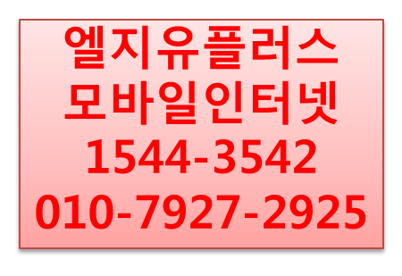 엘지유플러스 모바일인터넷,무선인터넷에그,포켓와이파이