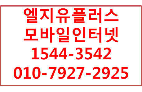 LG유플러스 모바일인터넷라우터,M2M,무선인터넷