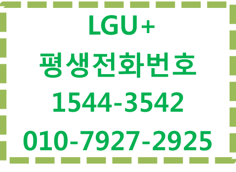 엘지유플러스 0505개인번호,평생전화번호당일개통