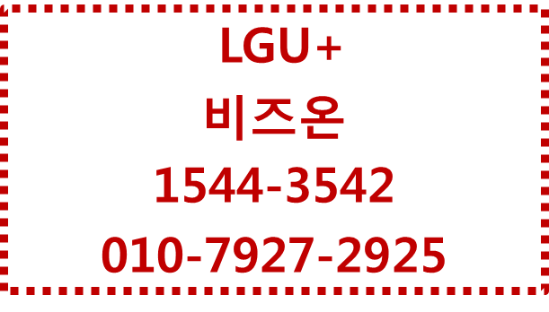 LG유플러스 비즈온,저렴한고정IP기업인터넷