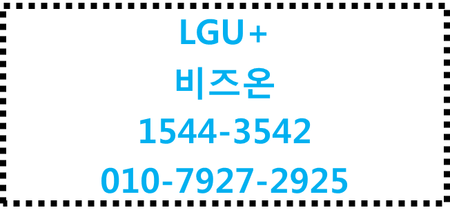 엘지유플러스 비즈온,기업고정IP광케이블인터넷