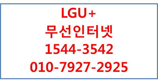 엘지유플러스 무선인터넷,포켓와이파이공유기에그