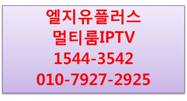 엘지유플러스 멀티룸단체형 인터넷IPTV
