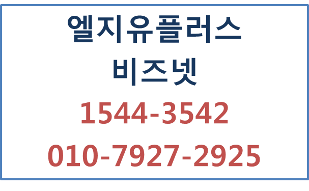 엘지유플러스 비즈넷,고정IP기업광케이블인터넷