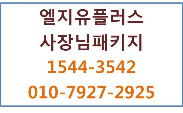 LGU+사장님패키지,소호인터넷와이파이공유기에그