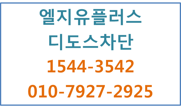 LG유플러스디도스차단,DDoSSafer디도스공격방어