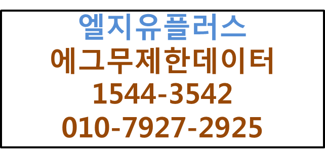 LGU+에그데이터무제한,무선인터넷단기인터넷
