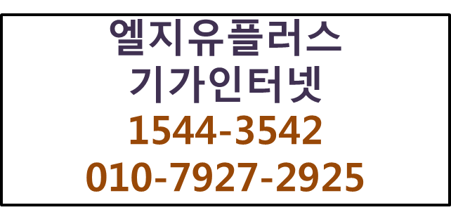 LGU+ 기가오피스넷,기업광케이블유동고정IP인터넷
