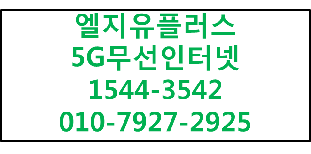 LGU+프리미엄M2M,5G무선인터넷와이파이에그