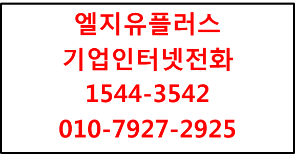 엘지유플러스 기업인터넷전화,지역번호키폰IP신청